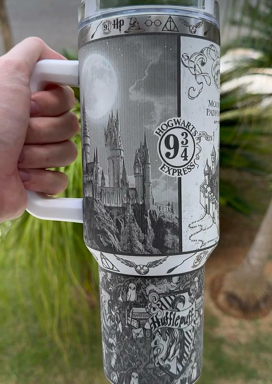 Caneca 1200l Harry Potter Hogwarts - Imagem 2