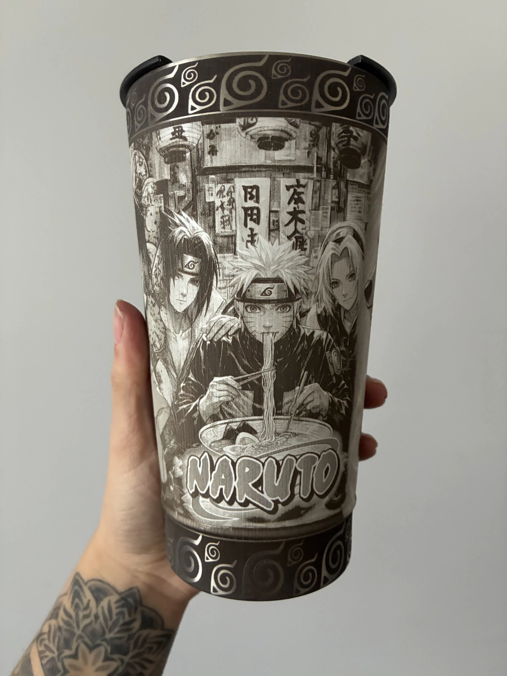 Copo Térmico Personalizado em 360 graus-Naruto-473ML - Imagem 2