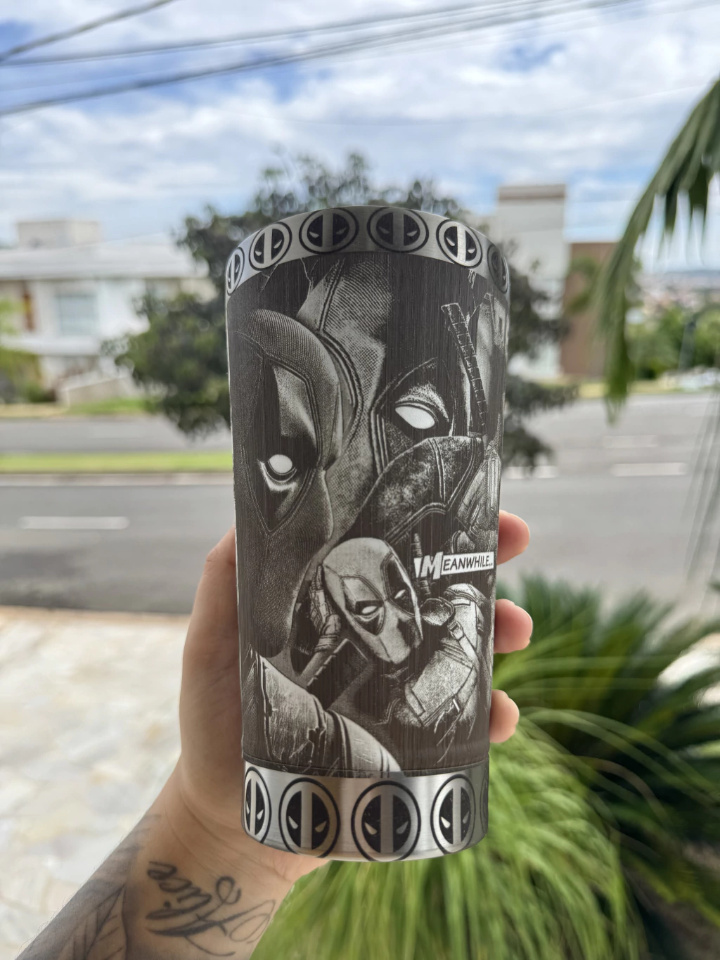 Copo Térmico personalizado em 360 graus- DeadPool -473ml - Imagem 2